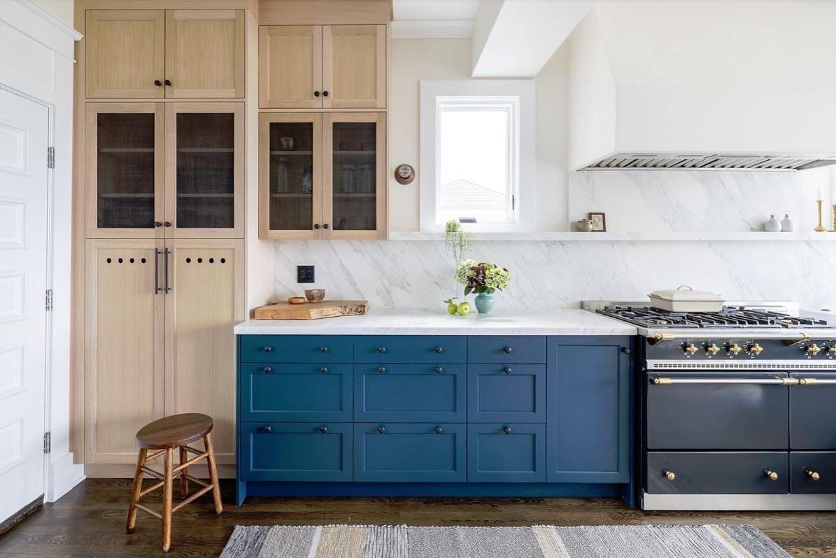 Blue Kitchen Cabinets